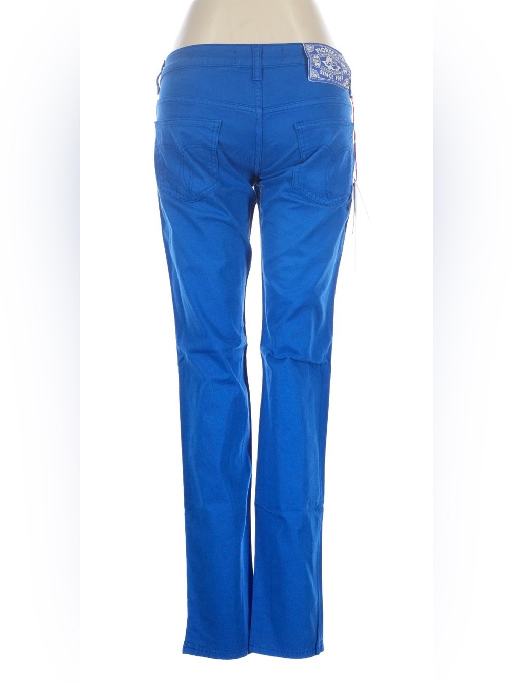 NWT Fiorucci Royal Blue Skinny Jeans Made In Italy.